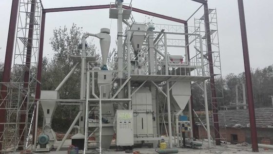 주문 고리형 형타 생물자원 목제 펠릿 생산 라인 180 kw online manufacture